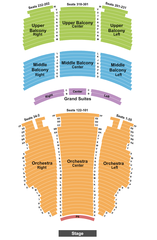 Hippodrome Theatre At The France-Merrick PAC Cirque du Soleil Seating Chart